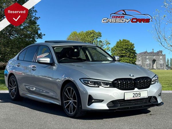 BMW 3-Series Saloon, Diesel, 2019, Silver