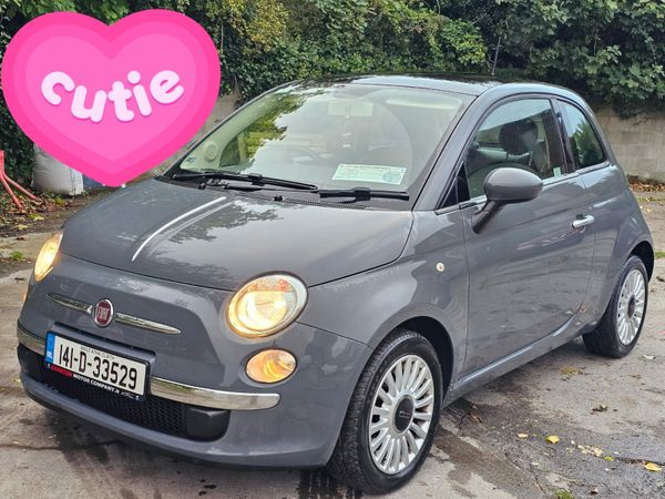 Fiat 500 Hatchback, Petrol, 2014, Grey