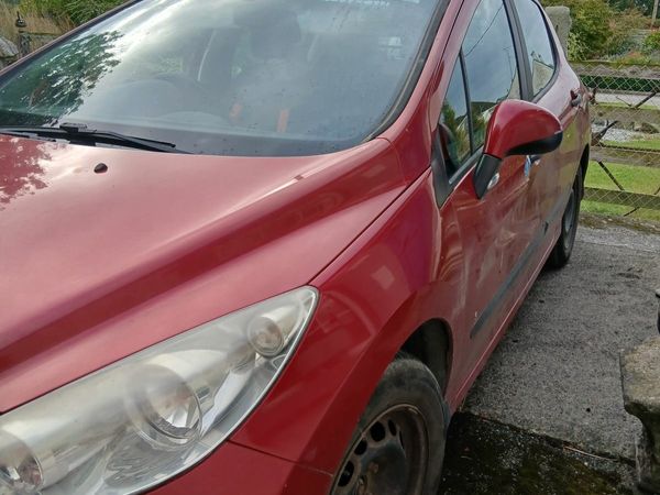 Peugeot 308 Hatchback, Diesel, 2008, Red