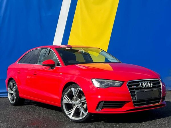 Audi A3 Saloon, Petrol, 2015, Red