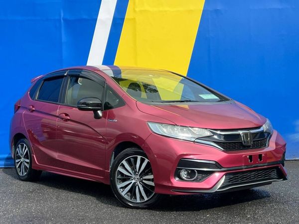 Honda Fit Hatchback, Petrol Hybrid, 2018, Red