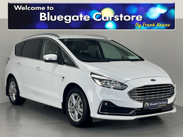 Ford S-Max MPV, Petrol Hybrid, 2023, White