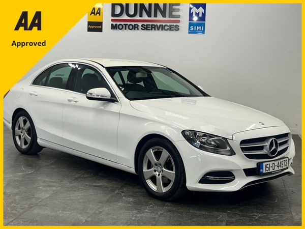 Mercedes-Benz C-Class Saloon, Petrol, 2015, White