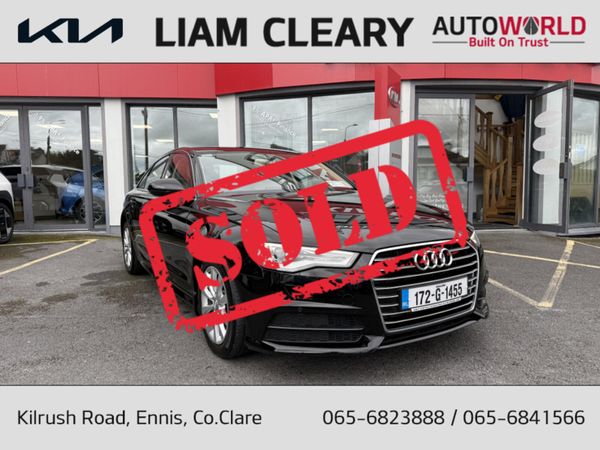 Audi A6 Saloon, Diesel, 2017, Black