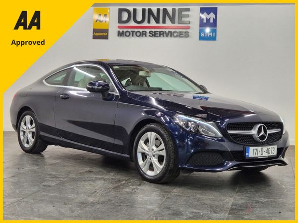 Mercedes-Benz C-Class Coupe, Petrol, 2017, Blue