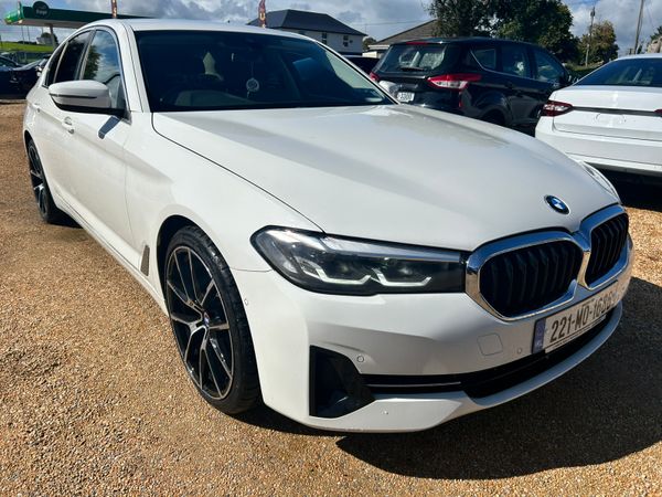 BMW 5-Series Saloon, Diesel, 2022, White