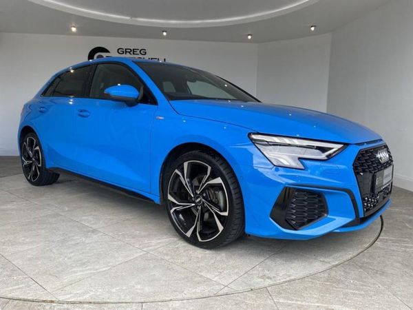 Audi A3 Hatchback, Petrol Plug-in Hybrid, 2023, Blue