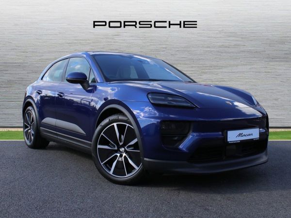 Porsche Macan SUV, Electric, 2025, Blue