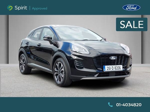 Ford Puma MPV, Petrol Hybrid, 2025, Black