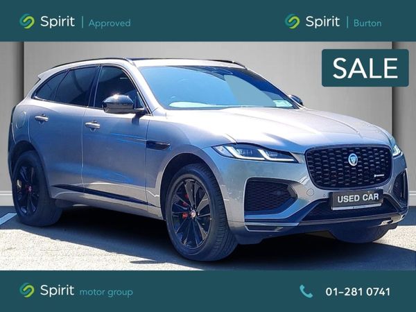 Jaguar F-Pace SUV, Petrol Hybrid, 2022, Grey