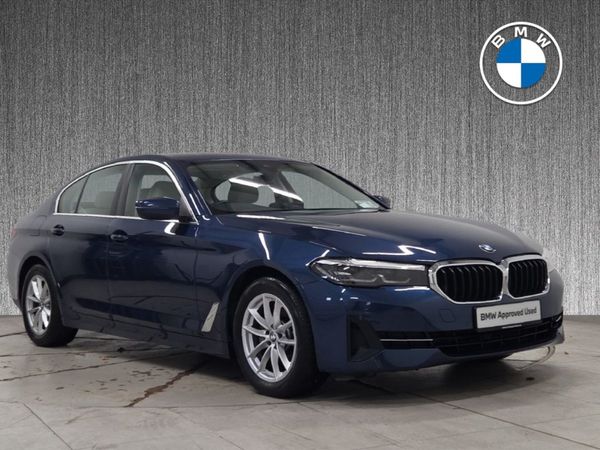 BMW 5-Series Saloon, Diesel, 2021, Blue