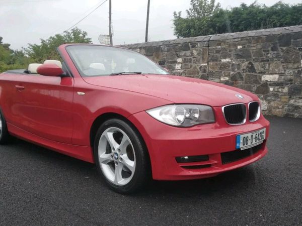 BMW 1-Series Convertible, Petrol, 2008, Red