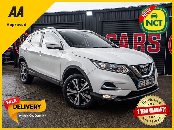Nissan Qashqai SUV, Petrol, 2017, White
