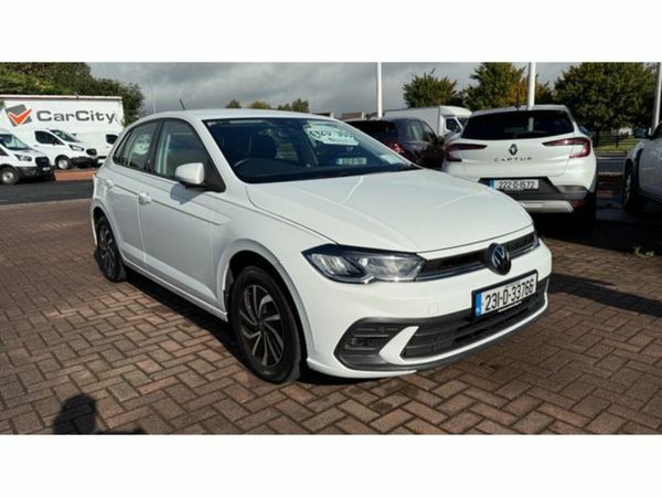 Volkswagen Polo Hatchback, Petrol, 2023, White