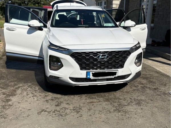 Hyundai Santa Fe SUV, Diesel, 2019, White