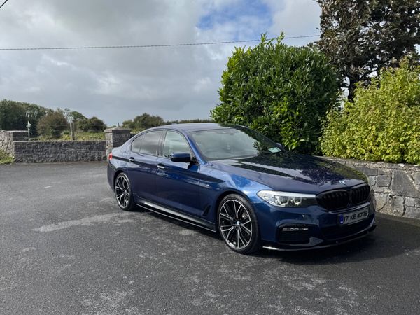 BMW 5-Series Saloon, Diesel, 2017, Blue