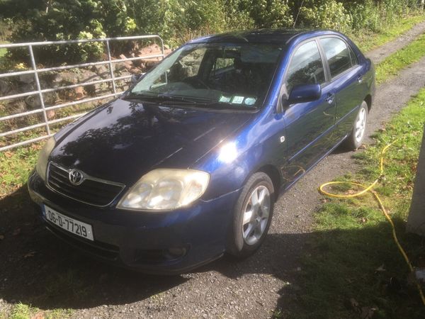 Toyota Corolla Saloon, Petrol, 2006, Blue