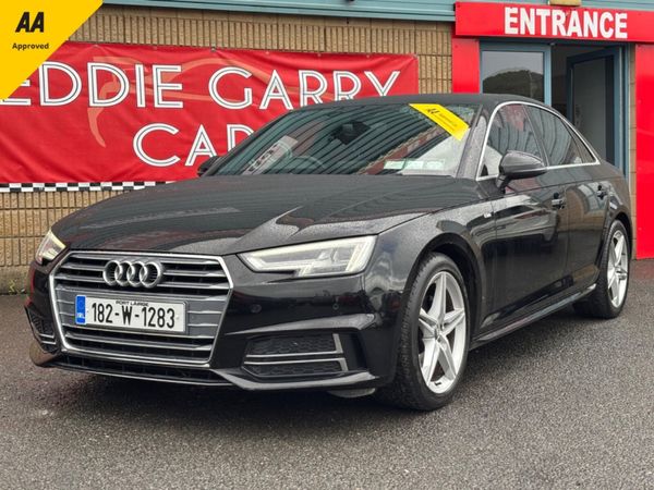 Audi A4 Saloon, Petrol, 2018, Black