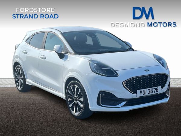 Ford Puma SUV, Petrol Hybrid, 2022, White