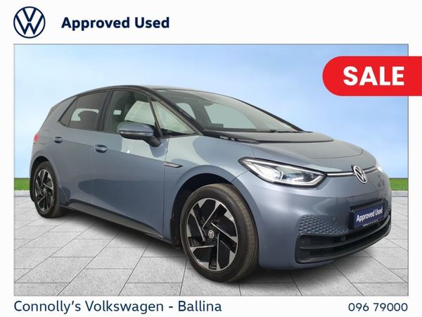 Volkswagen ID.3 Hatchback, Electric, 2022, Blue