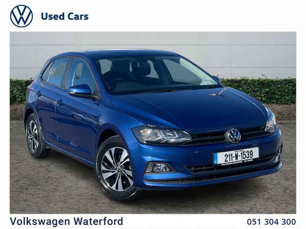 Volkswagen Polo Hatchback, Petrol, 2021, Blue