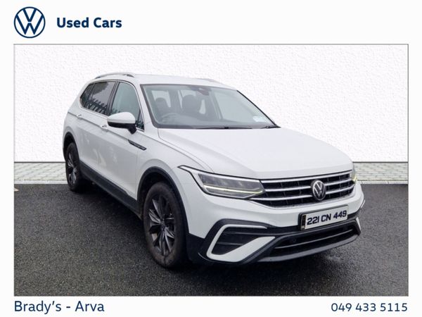 Volkswagen Tiguan Allspace SUV, Diesel, 2022, White