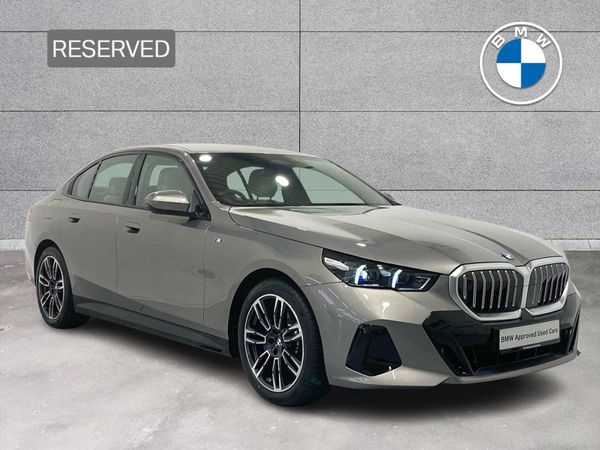 BMW 5-Series Saloon, Petrol Hybrid, 2025, Grey