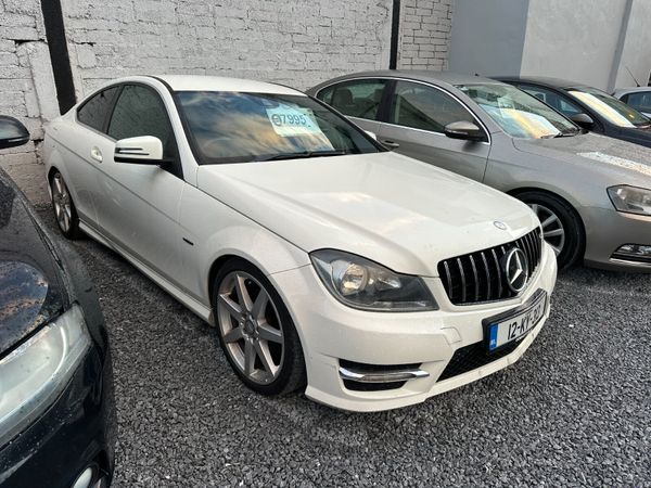 Mercedes-Benz C-Class Coupe, Diesel, 2012, White