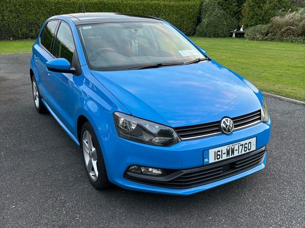Volkswagen Polo Hatchback, Petrol, 2016, Blue
