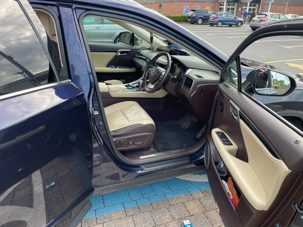 Lexus RX SUV, Petrol Hybrid, 2019, Blue