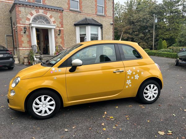 Fiat 500 Hatchback, Petrol, 2014, Beige