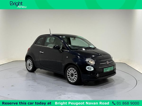 Fiat 500 Hatchback, Petrol, 2020, Black