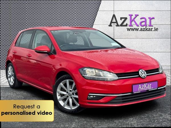 Volkswagen Golf Hatchback, Diesel, 2017, Red