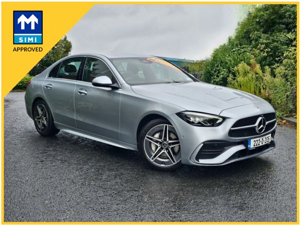 Mercedes-Benz C-Class Saloon, Petrol Hybrid, 2022, Grey