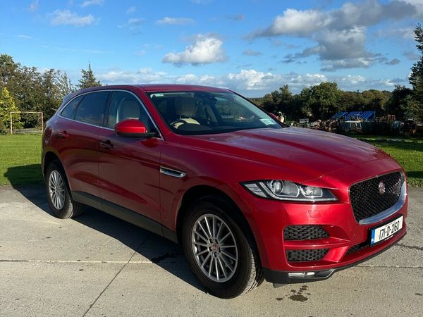 Jaguar F-Pace SUV, Diesel, 2017, Red