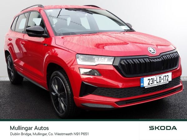 Skoda Karoq Crossover, Diesel, 2023, Red