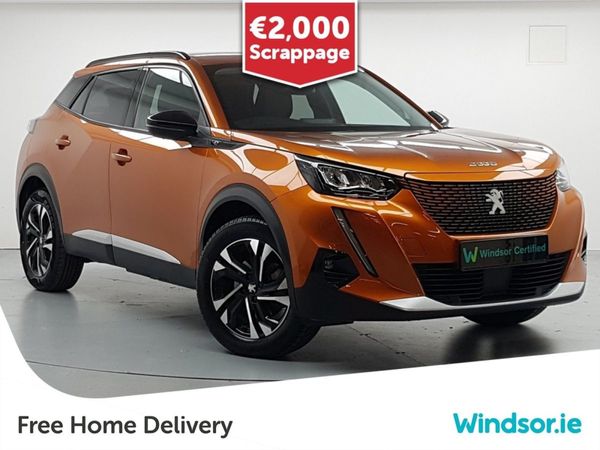 Peugeot 2008 MPV, Electric, 2022, Orange
