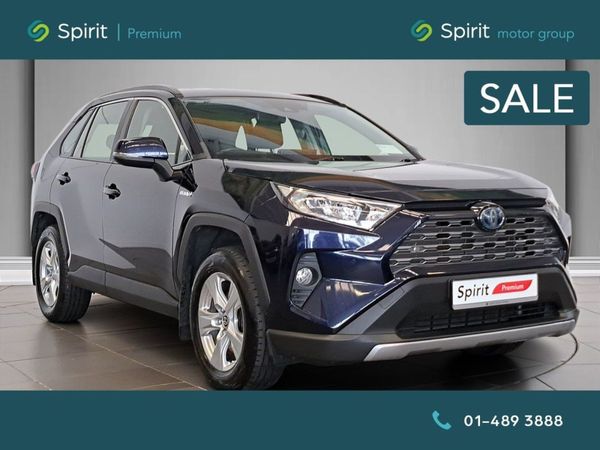 Toyota RAV4 SUV, Petrol Hybrid, 2021, Blue