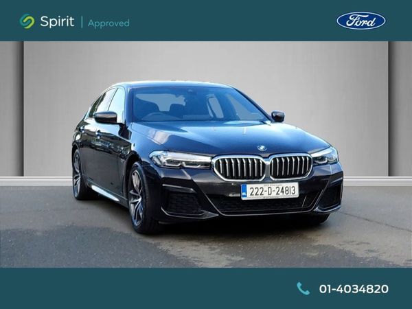BMW 5-Series Saloon, Petrol Plug-in Hybrid, 2022, Black