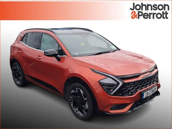 Kia Sportage SUV, Diesel Hybrid, 2023, Orange