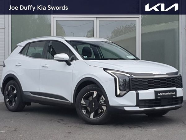 Kia Sportage SUV, Diesel Hybrid, 2025, White