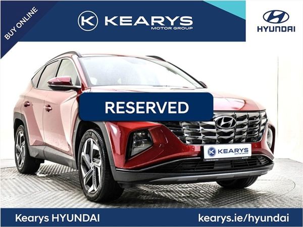 Hyundai Tucson SUV, Petrol Hybrid, 2022, Red