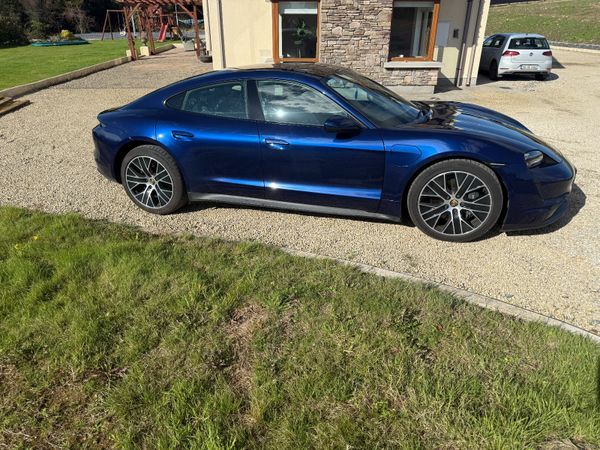 Porsche Taycan Saloon, Electric, 2022, Blue