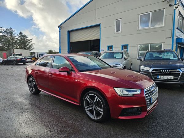 Audi A4 Saloon, Diesel, 2016, Red