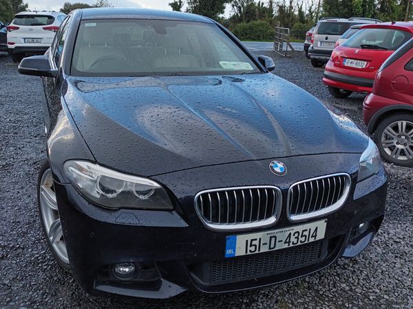 BMW 5-Series Saloon, Diesel, 2015, Black