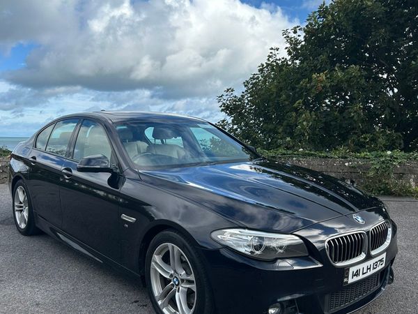 BMW 5-Series Saloon, Diesel, 2014, Black