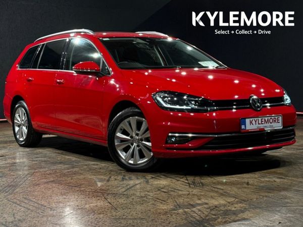 Volkswagen Golf Estate, Petrol, 2017, Red