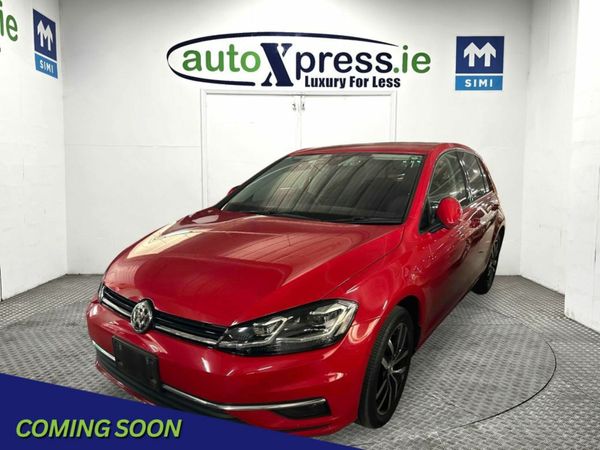 Volkswagen Golf Hatchback, Petrol, 2018, Red