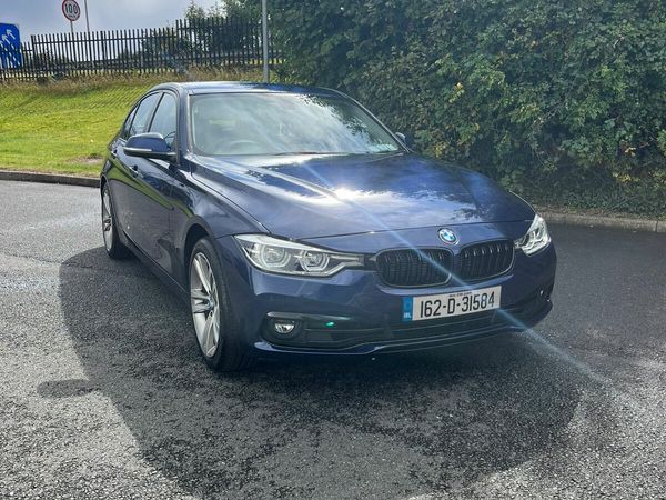 BMW 3-Series Saloon, Petrol Plug-in Hybrid, 2016, Blue