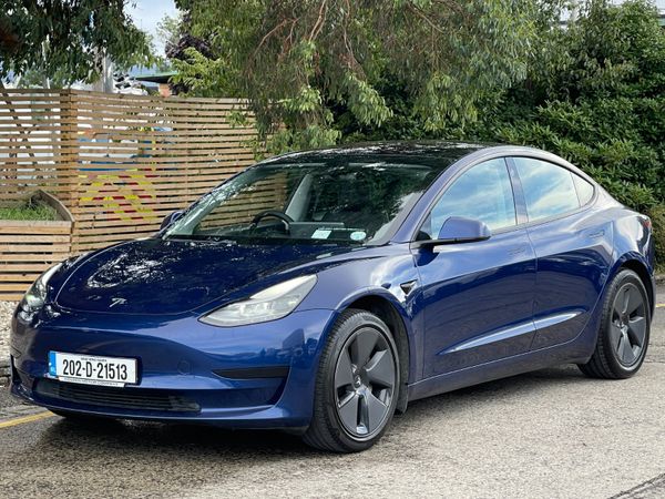 Tesla Model 3 Saloon, Electric, 2020, Blue